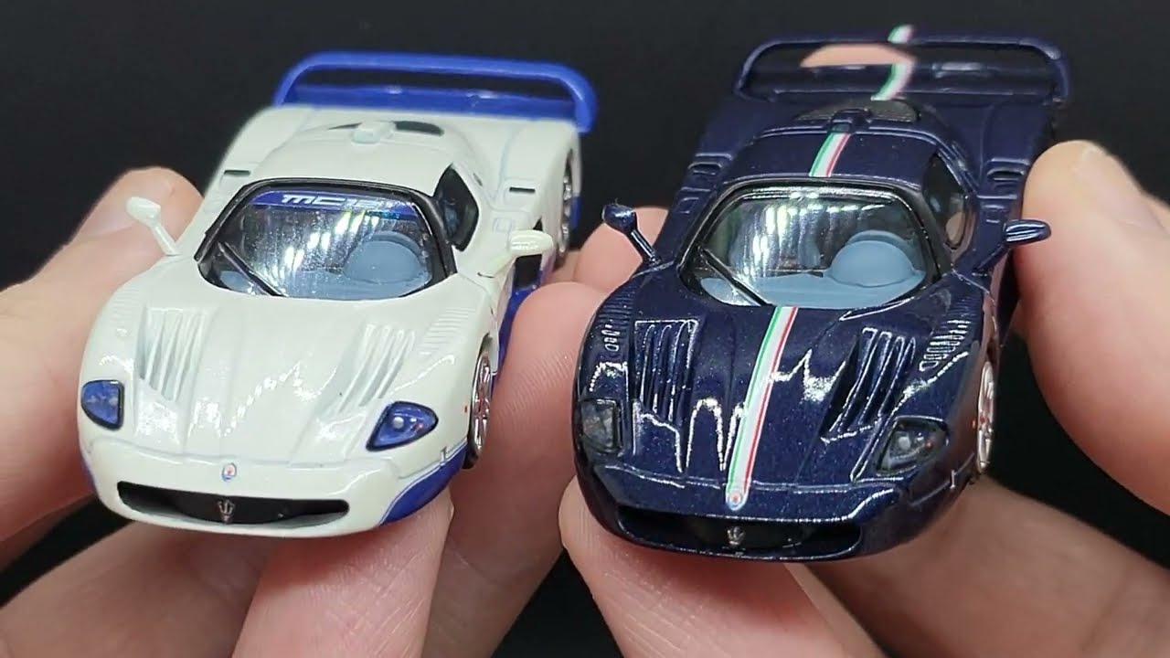 1/64 BBR Maserati MC12 Stradale Blue Metallic Unboxing +