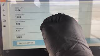 Precision iq Material setup