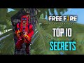 Top 10 UNKNOWN SECRETS🤯 In Free Fire Battleground #6