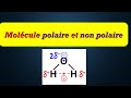Le caractère dipolaire d'une molécule (polaire ou non polaire) 1BAC science
