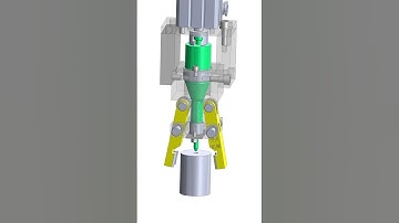 Clamping and centering#mechanism#machine #solidworks