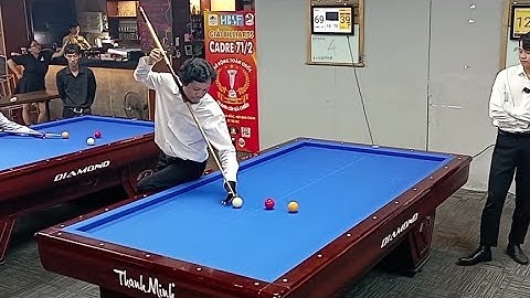 Bida cadre 71/2 VIẾT QUANG gặp PHẠM MINH giải mở rộng toàn quốc tranh cúp BÀ CHIỂU 2