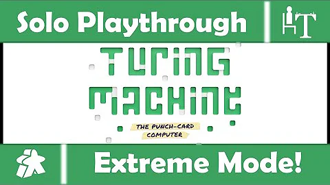 Turing Machine Board Game - Solo Playthrough - Extreme Mode!