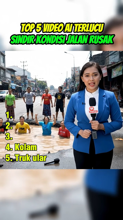 Top 5 Video AI Sindir Kondisi Jalan Rusak