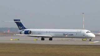 Blue1 McDonnell Douglas MD-90-30 Takeoff From Helsinki Airport