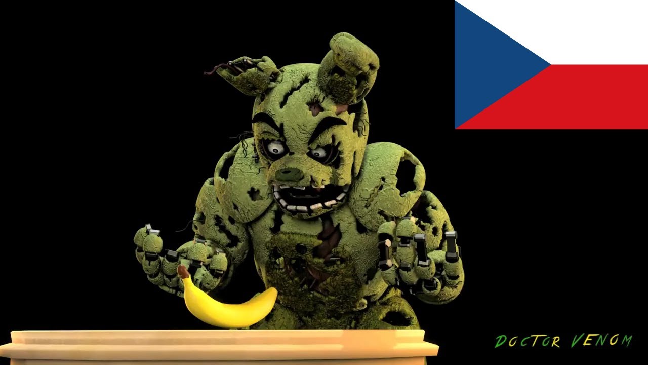 Springtrap roztočí banán a je naštvanej na Mimika | FNAF CZ dabing