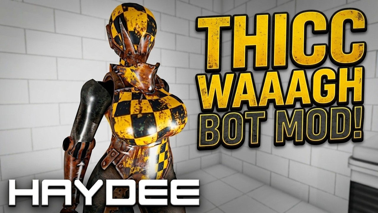 Video-duimnael vir Waaagh Bot (Warhammer 40,000) Uitrusting-mod deur TheGamerBay | Haydee | Kubus-keusekursus, Hardcore