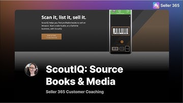 ScoutIQ Tutorial: How to Source Books, DVDs & Games to Sell on Amazon