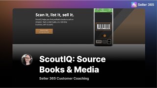 ScoutIQ Tutorial: How to Source Books, DVDs & Games to Sell on Amazon screenshot 2