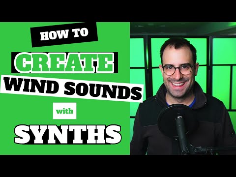 How to make wind sound effects from synths