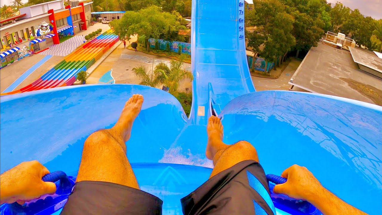 Splash Jungle Water Park Boomerang Water Slide YouTube