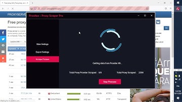 ProxMax : Proxy Servers Scrapper