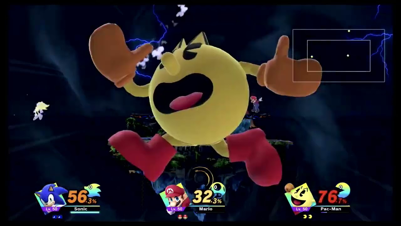 Super Smash Bros Ultimate Sonic vs Pac Man vs Mario Sparta Archangel Remix (NBK Edition)