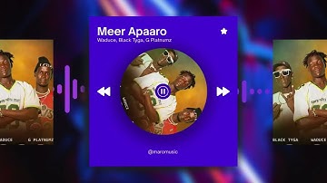 Waduce Ft. Black Tyga x G Platnumz – Meer Apäärö (Official Audio)