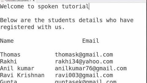 Introduction to gedit Text Editor - English