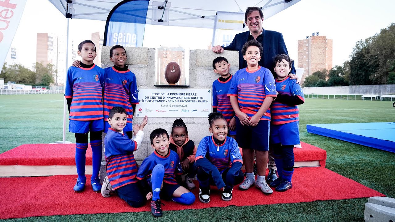 Centre d’Innovation des rugbys : Pose de la première pierre