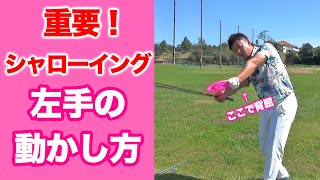 重要！シャローイングの左手の動かし方