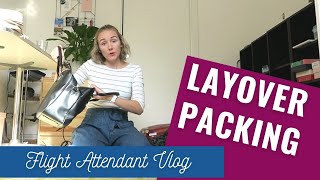 Packing for my latest layover in Stuttgart | Flight Attendant Vlog | Cabin Crew Life