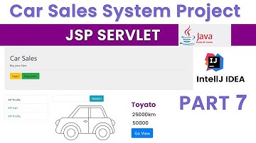 Car Sales System Project using Jsp Servlet | Part 7