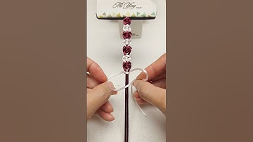 How to Tie the Knot | Easy Macrame & Bracelet Tutorial  #shortstutorial #diy #macrame #knotting