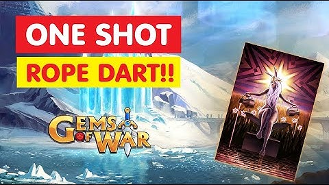 Gems of War Rope Dart ONE SHOT team! Guide gameplay best strategy?