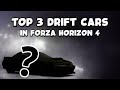 Le top 3 des voitures drift dans forza horizon 4