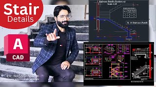 Types of Staircase Sections in AutoCAD | Complete Stair Drafting Guide (2026)
