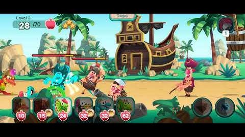 Dino Bash 2 Travel Through Time Island 24 Level 4