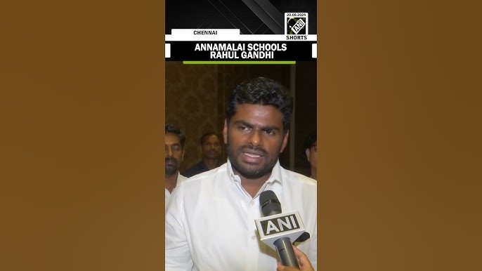 Image Rahul Gandhi image beautiful image beautiful - Beautiful opportunity: BJP's Annamalai schools Rahul Gandhi over ...