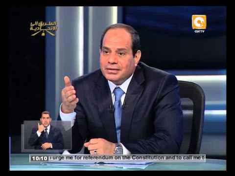 السيسى ل إبراهيم عيسى مش هسمحلك تقول عسكر مرة تانية