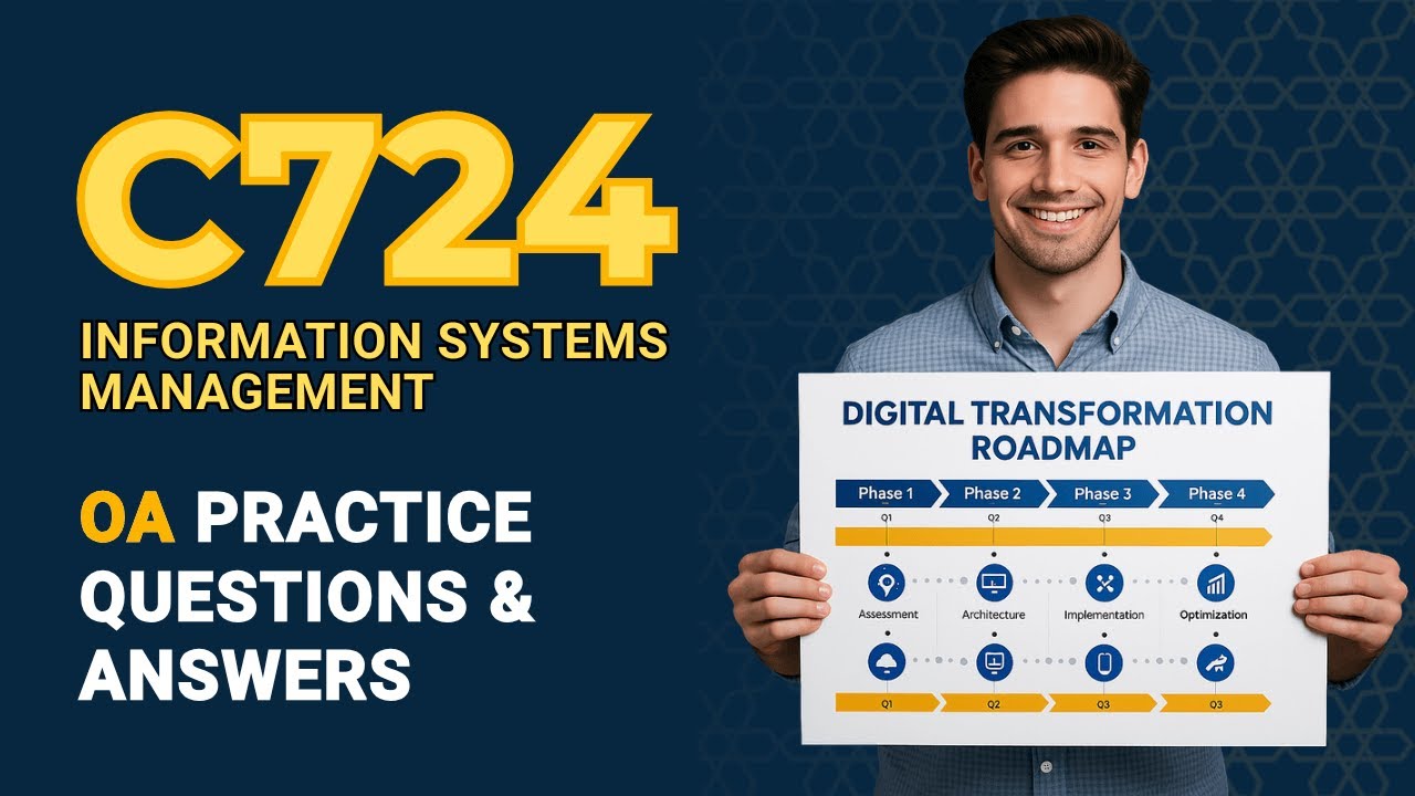 WGU C724 OA Real-Style Exam Questions & Answers – Information Systems Management