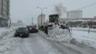 Jordan blanketed in snow after storm