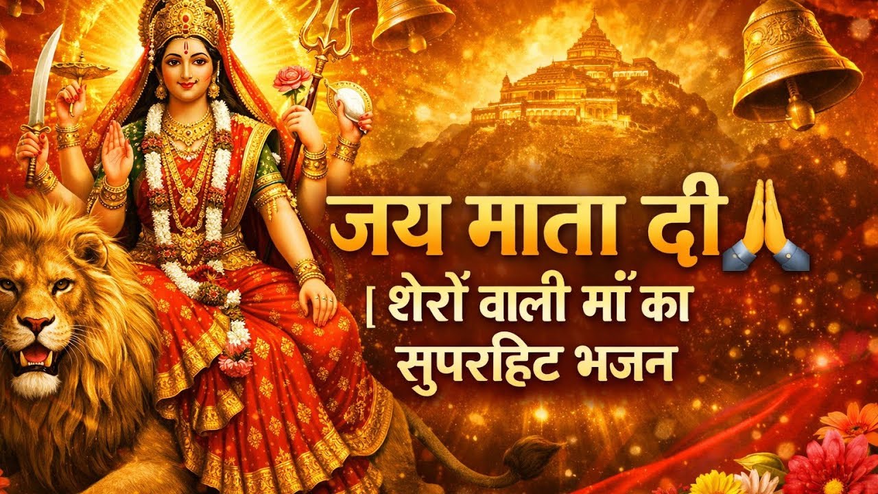 जय माता दी 🙏 | माँ का दरबार सजा है | शेरों वाली माँ का सबसे भावपूर्ण भजन | 