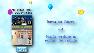 Programming 4 Kids in Scratch 2: Show #18 of 27 - Timers Introduced and Shopping Bag List Problems