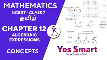 NCERT | CLASS 7 | EX 12 CONCEPTS | ALGEBRAIC EXPRESSIONS ~ Edition 2019/08 [Tamil]