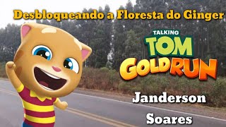 Talking Tom Corrida Do Ouro Desbloqueando a Diversão na Floresta do Ginger screenshot 3