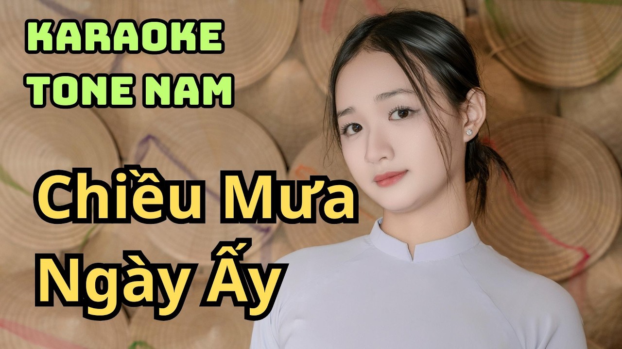 Karaoke Bolero _ Tone Nam - Chiều Mưa Ngày Ấy