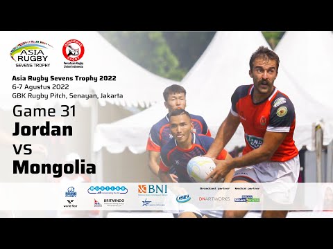 Game 31 5th Place SF Men - Jordan vs Mongolia (Asia Rugby Sevens Trophy 2022)
