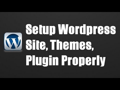 How to Install or Setup Wordpress Site, Themes, Plugin Properly - YouTube