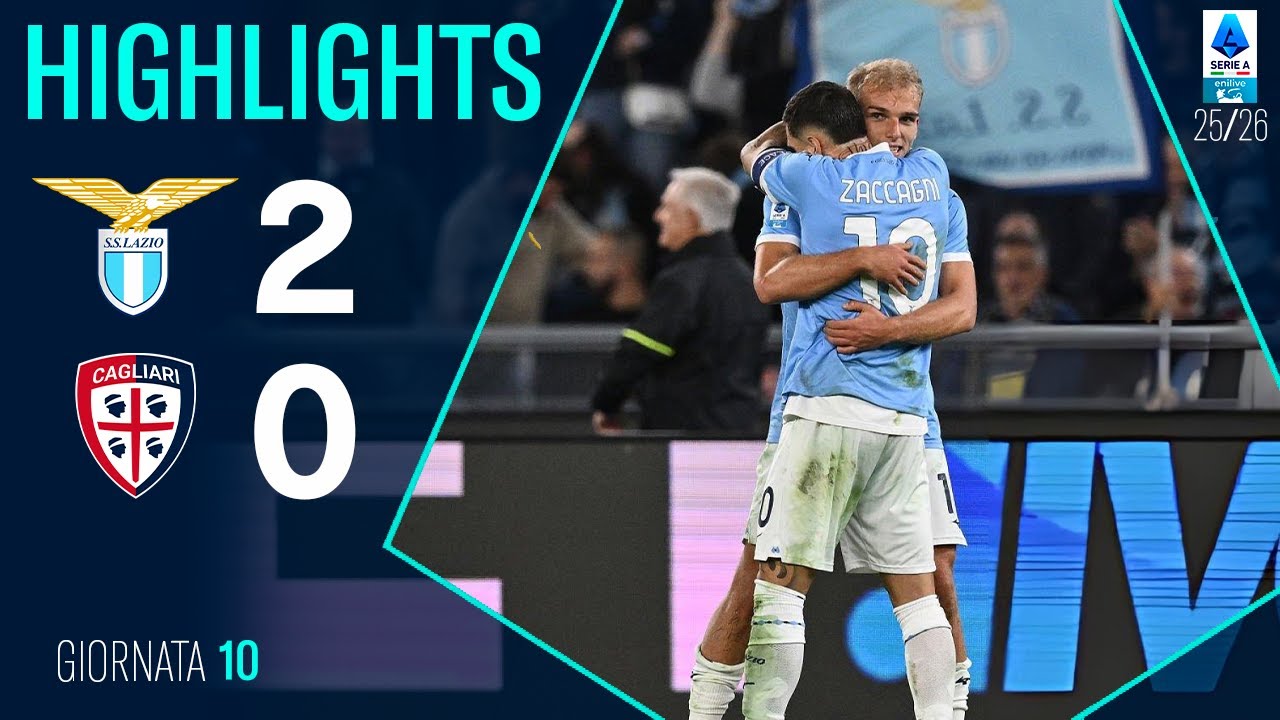 Lazio vs Cagliari 2-0 Highlights Golas | Serie A 2025 | cagliari lazio ...