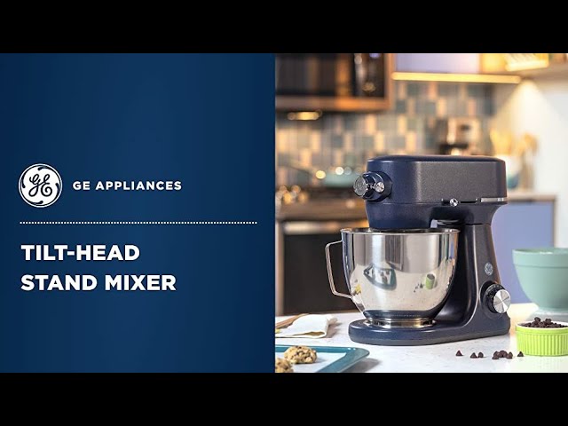 GE - Stand Mixer - Sapphire Blue