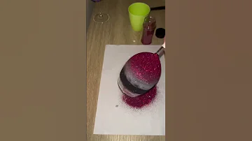 تزين كاسات بالجليتر بطريقة بسيطة جدا Diy Glitter Glass 