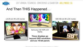 Celebrity SMPTE 2017: Display Interfacing 2017 - At The Crossroads Profile