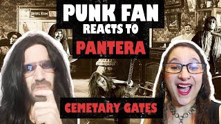 CONVERTING Punk Fan to Pantera Fan - Cemetery Gates (REACTION)