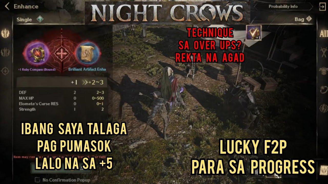 night-crows-lucky-f2p-mga-di-inaasahang-progress-youtube