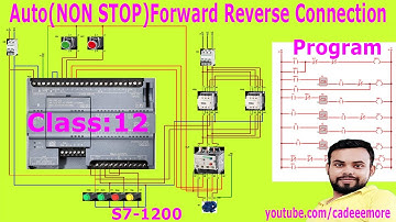 Auto Forward Reverse Connection in Seimens S7-1200 PLC Bangla Tutorial|TIA Portal V15 |Cade Simu 4.0