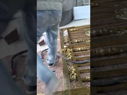 Video mẫu cổng inox mạ vàng đẹp nhất hiện nay 0921497999(5) - youtube