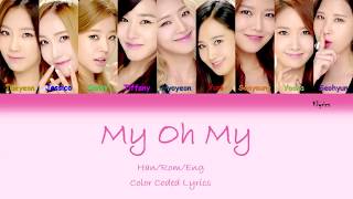 소녀시대 -  My Oh My [Color Coded Jap|Rom|Eng Lyrics]