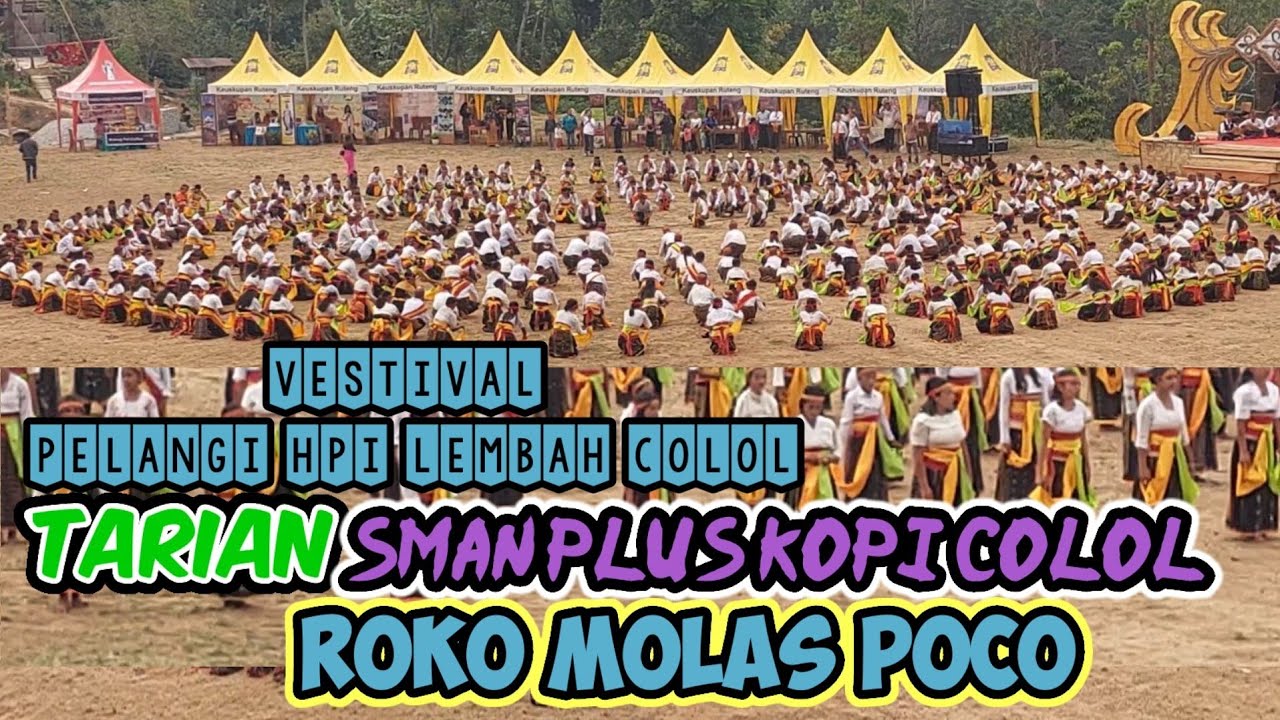TARIAN ROKO MOLAS POCO//TARIAN ADAT MANGGARAI  DARI SMAN PLUS KOPI COLOL,SDK COLOL 1