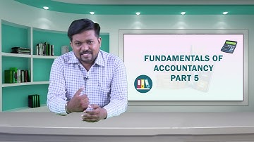 Fundamental of Accountancy : Part-5 #ch7 #swayamprabha